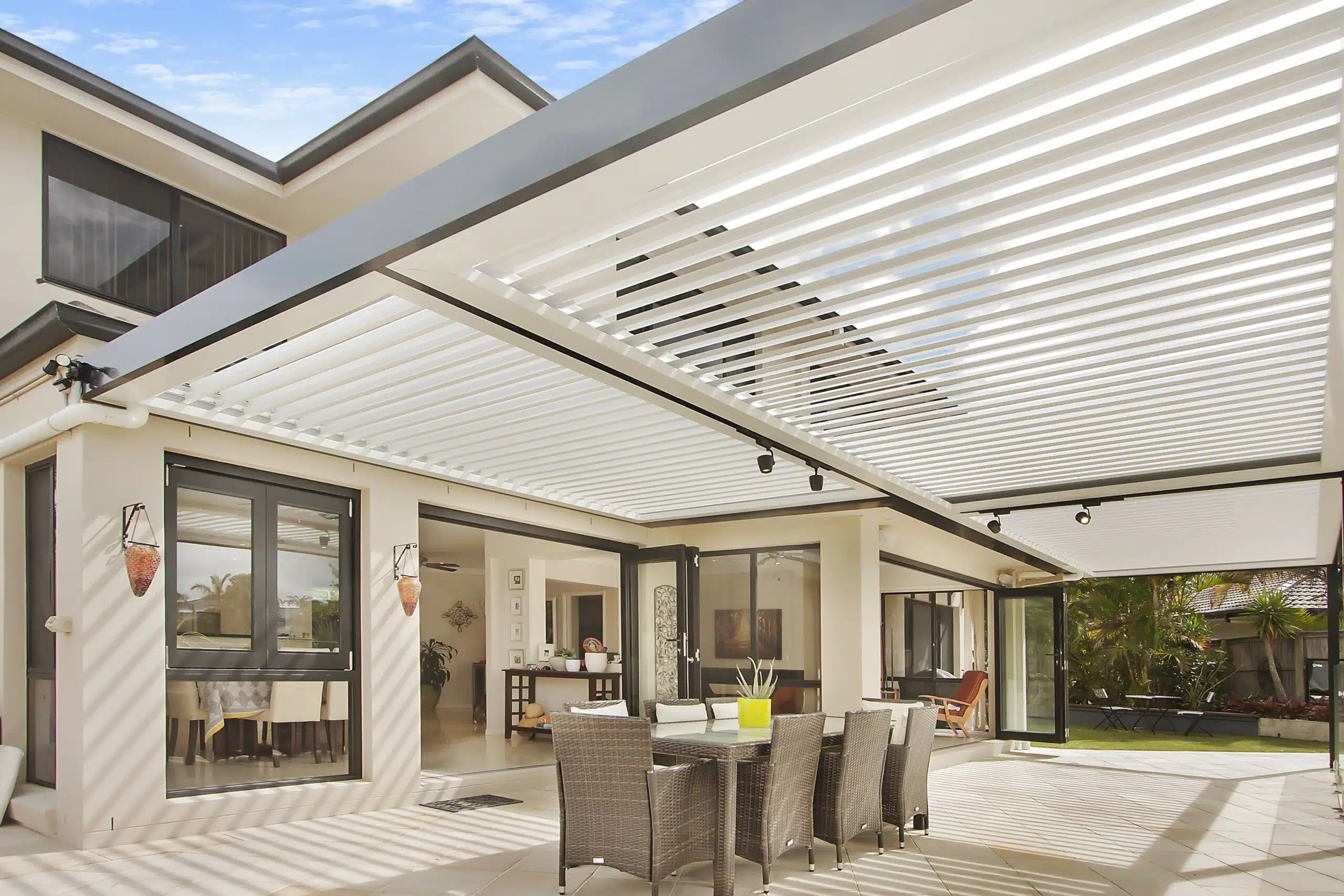 Trueline Louvered roof patio