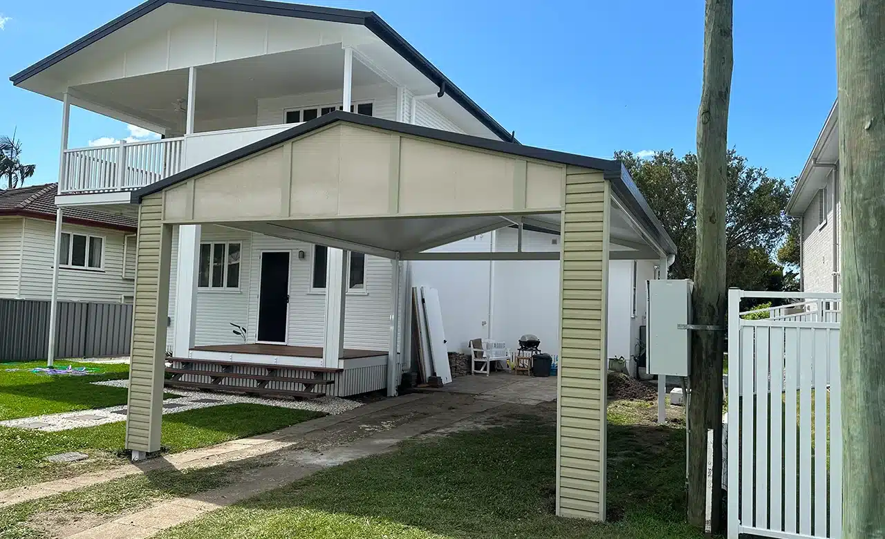 Heritage Carport designed and constructed by Trueline Patios Brisbane
