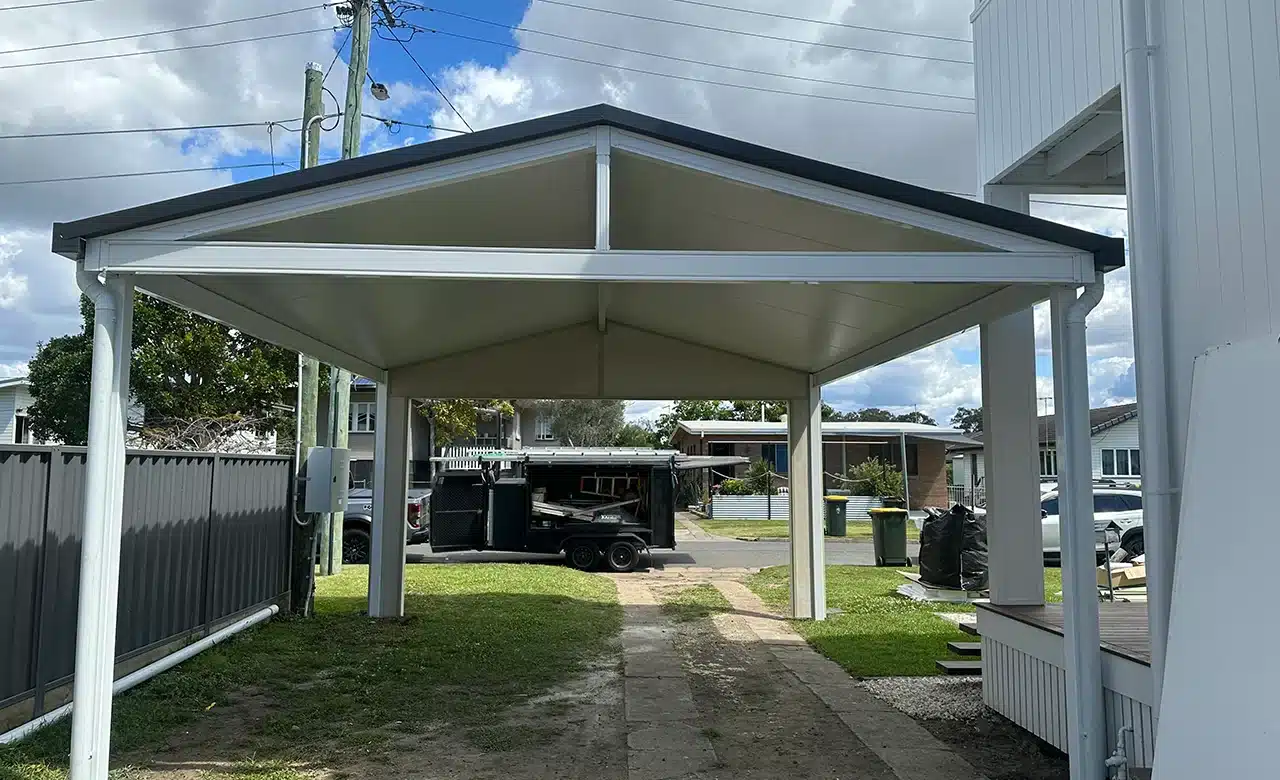 Heritage Carport designed and constructed by Trueline Patios Brisbane