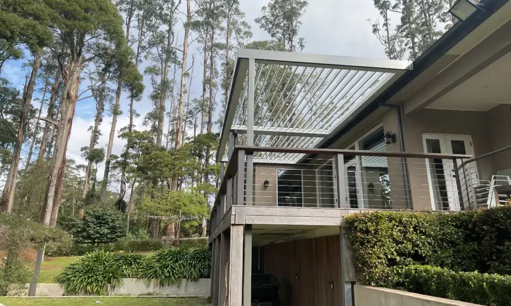 Trueline verandah installation in Mt Dandenong, VIC