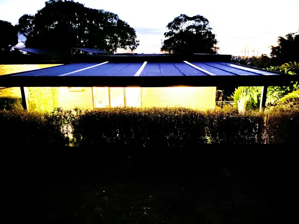 Trueline insulated patio installation in VIC