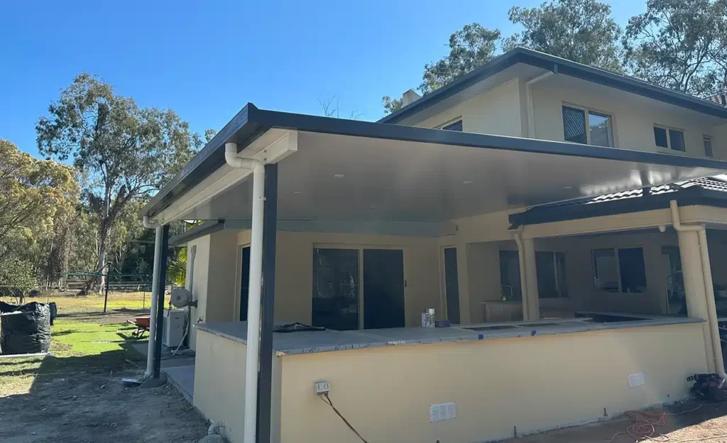 Trueline insulated patio installation in Chandler, QLD