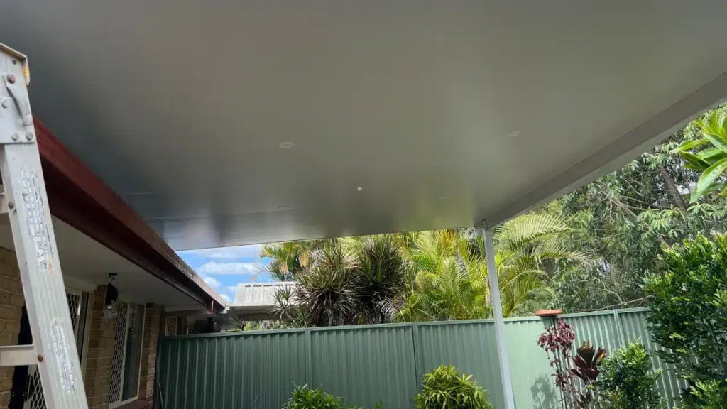 Trueline insulated patio installation in Fitzgibbon, QLD