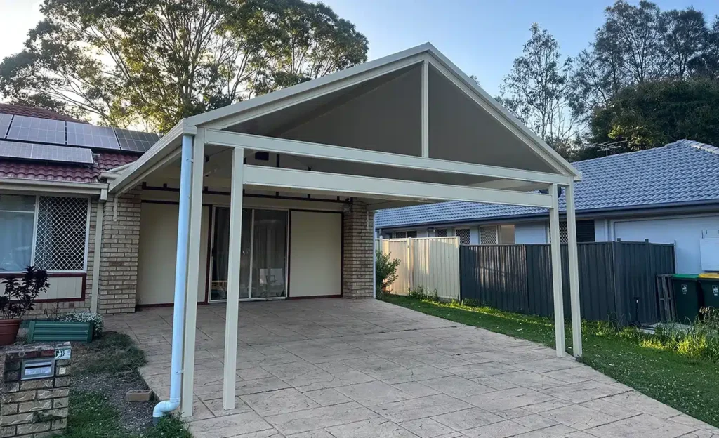 Trueline insulated carport installation in Bridgeman Downs, QLD
