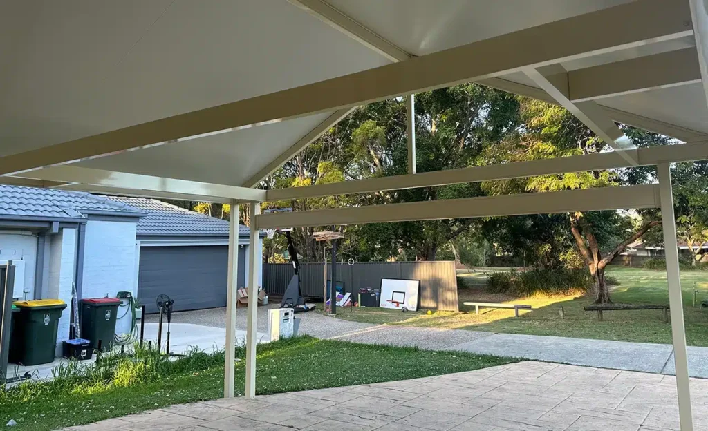 Trueline insulated carport installation in Bridgeman Downs, QLD