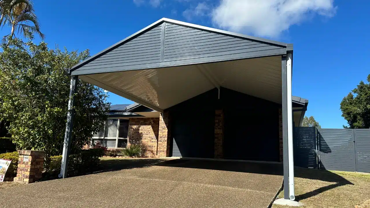 trueline gable roof carport qld 1 2