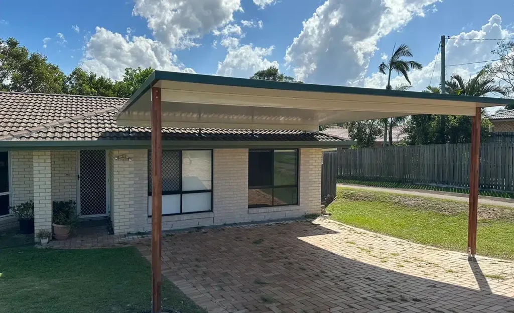 Trueline insulated carport installation in Collingwood Park, QLD