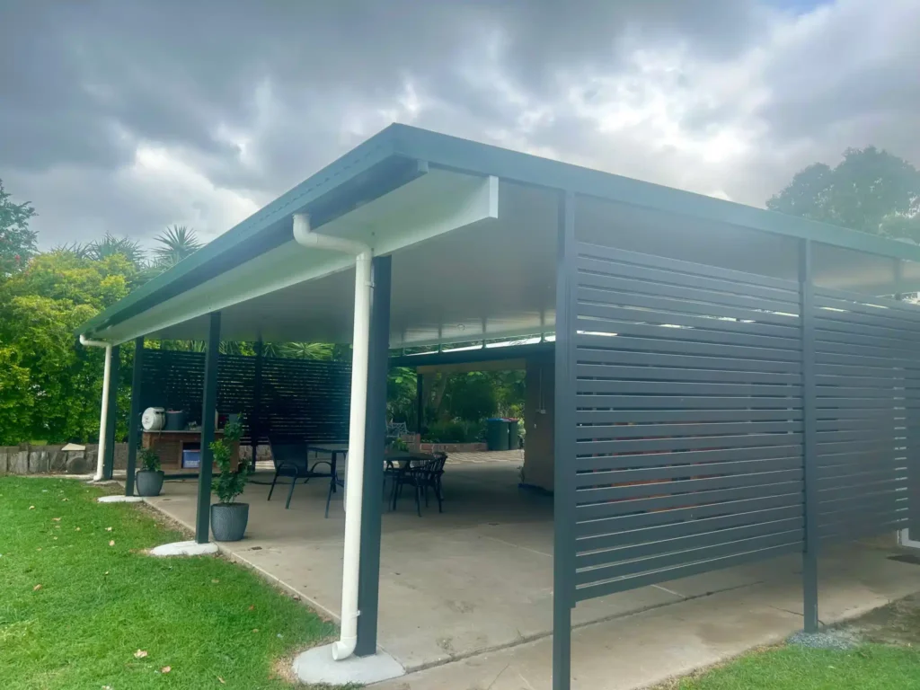 Trueline insulated patio installation in Biloela, QLD