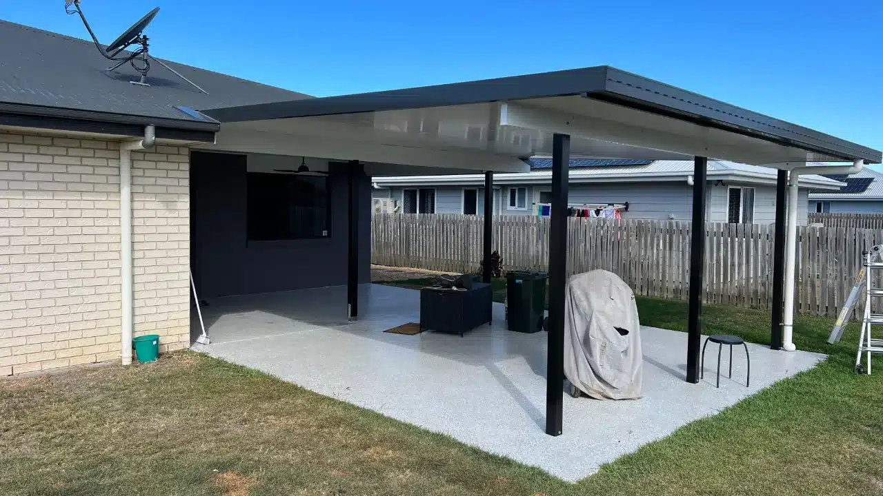 trueline insulated patio zilzie rockhampton after 2
