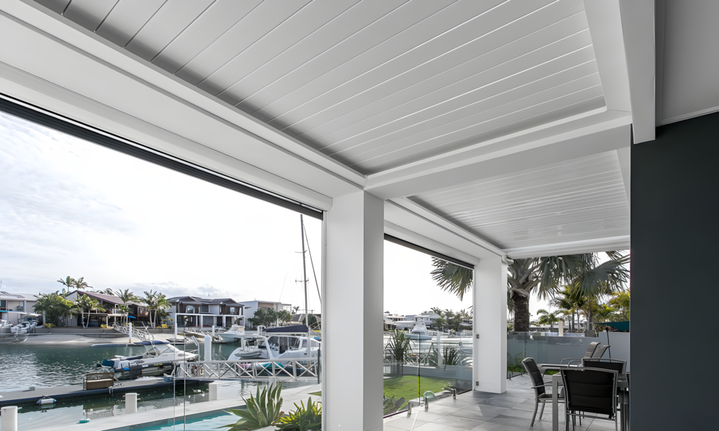 trueline louvered patios room closed