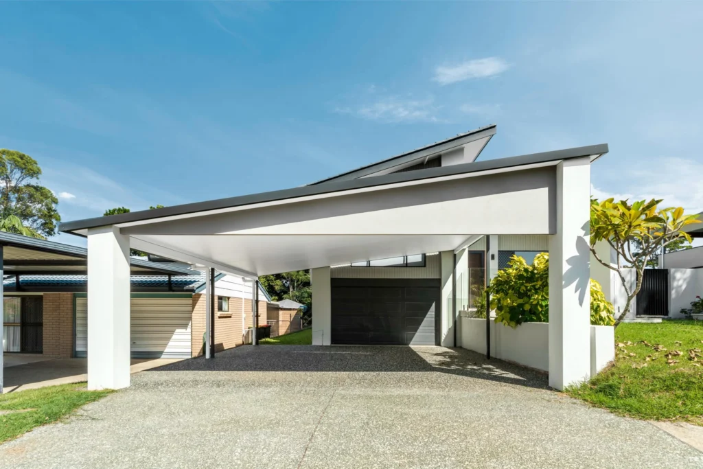 Trueline insulated carport installation in QLD