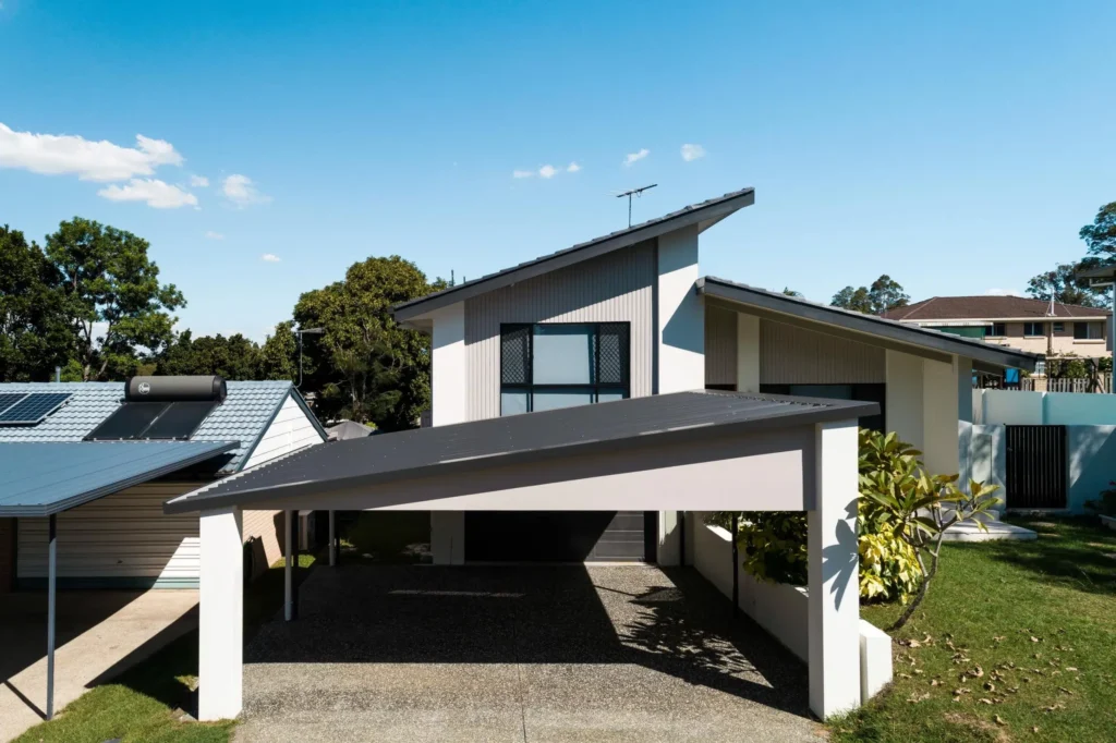 Trueline insulated carport installation in QLD