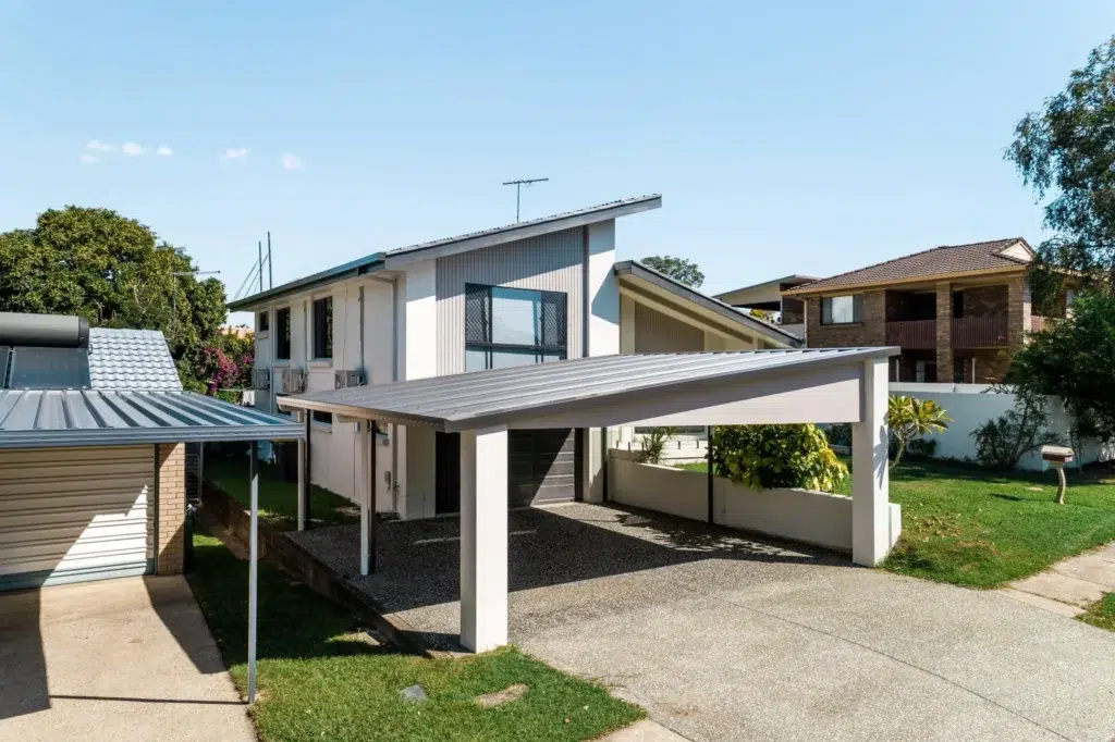 Trueline insulated carport installation in QLD