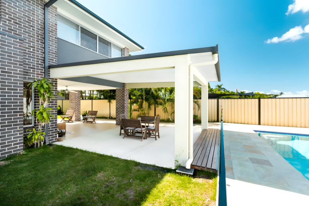 rendered insulated carport qld 3